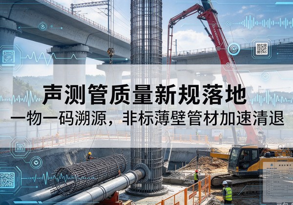 崆峒声测管质量新规落地，一物一码溯源，非标薄壁管材加速清退