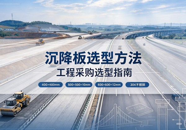 崆峒沉降板选择方法